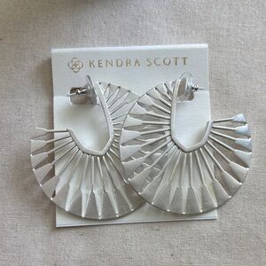 Kendra Scott Silver Geometric Earrings